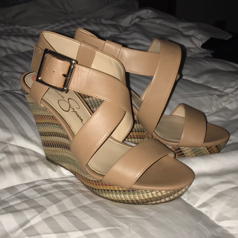 Jessica Simpson wedges
